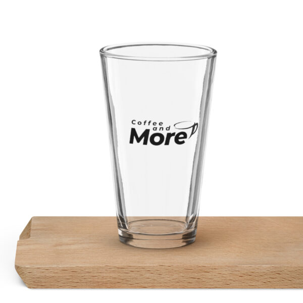 Shaker pint glass 16 oz 16 oz front