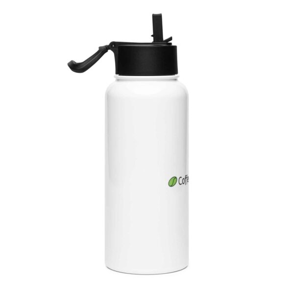 Stainless steel water bottle with a straw lid - Image 4