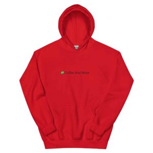 Unisex heavy blend hoodie red front