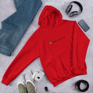 Unisex heavy blend hoodie red front