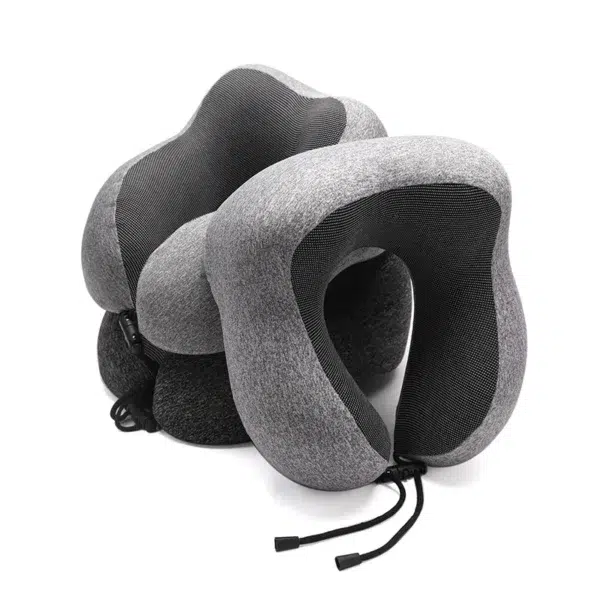 100% Pure Memory Foam U-Shaped Travel Pillow - Image 6