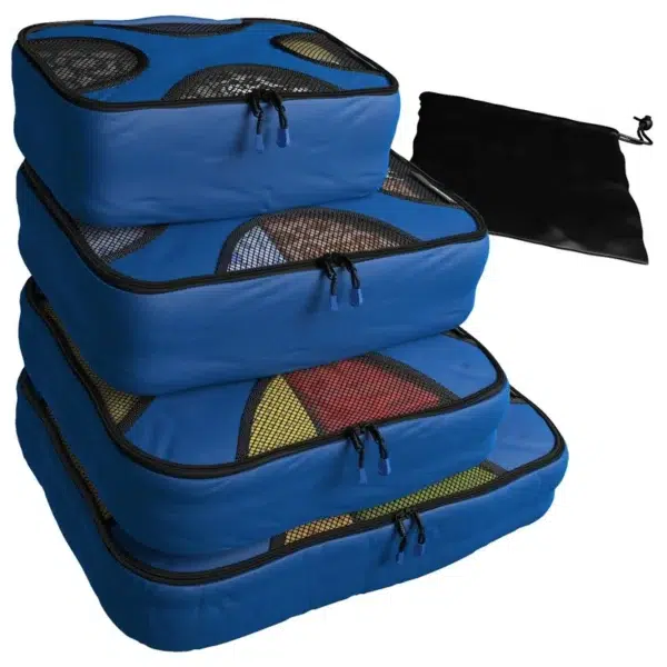 5-in-1 Travel Organizer Set with Luggage Cubes - Image 2